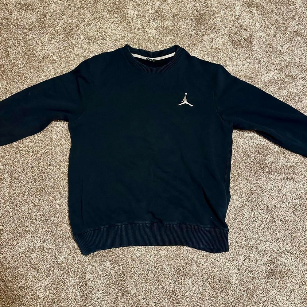 Jordan Black Crewneck Sweatshirt
